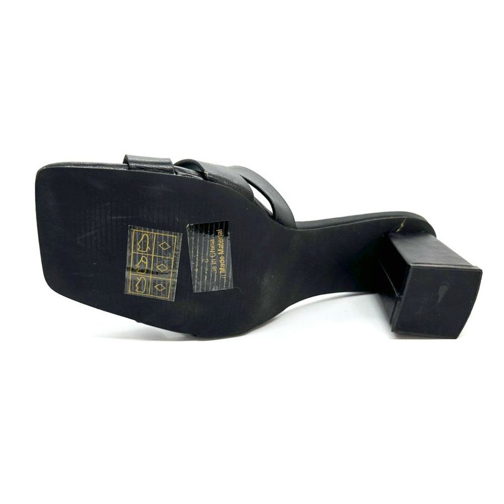 Tru Comfort Foam Open Square Toe Block Heel Sandal - image 3